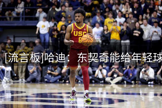 [流言板]哈迪：东契奇能给年轻球员注入信心，他是我可以倾诉的对象